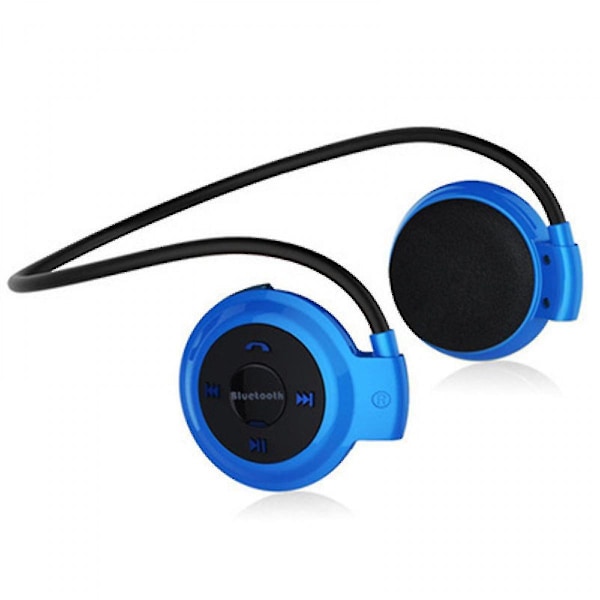 Langattomat Bluetooth-kuulokkeet, urheilukuulokkeet, hienkestävät, mikrofonilla, sininen