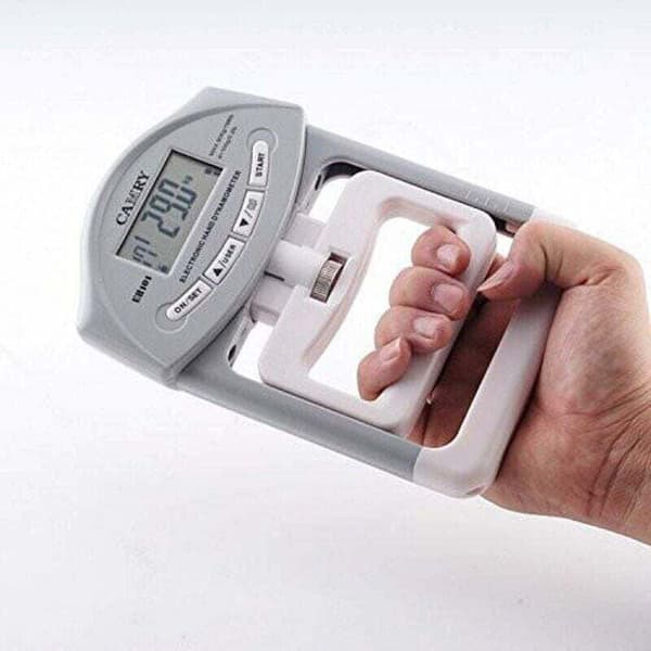 Camry Digital Hånddynamometer med automatisk fangst, 90 kg kapacitet