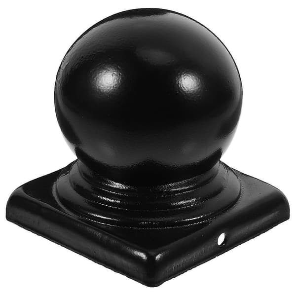 Decorative Metal Post Caps for Fence Posts, Classic Design, Protection, Round Shape, 1 Set