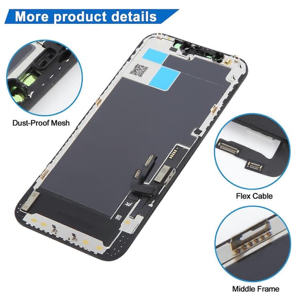 JK inell Material LCD-skärm för iPhone 12 / 12 Pro (JK inell)