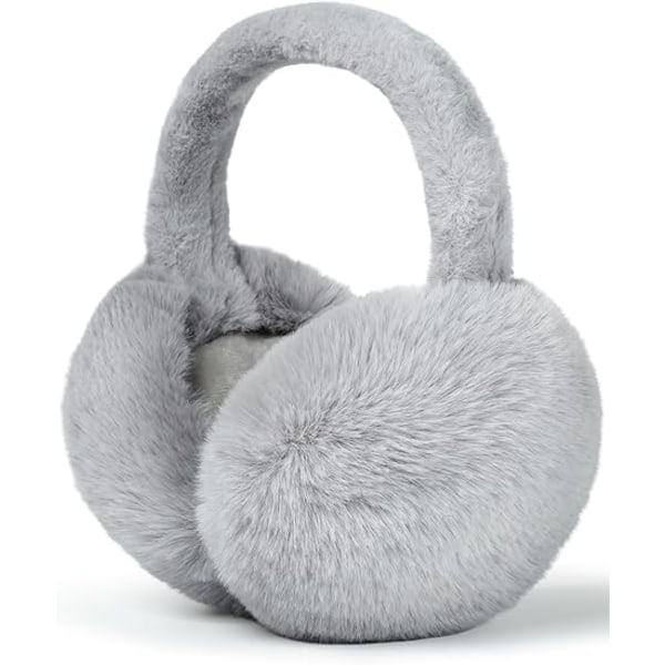 Öronmuffar Vinter Kvinnor Män Mjuka Öronmuffar Söta Öronkåpor Kallt Väder Fluffy Öronvärmare Pannband Vinter