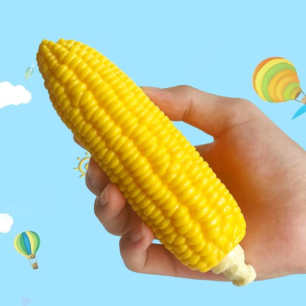 Corn Squishies Stress Relief Novelty Toy Soft Scented Simulation Corn Squeeze Toys Cute Birthday Gift