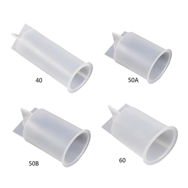Cylinder Stearinlysform, Søjle Stearinlys Silikoneform til Stearinlysfremstilling, DIY Harpiks Håndværksform til Aromaterapi Stearinlys, Sæbe 60mm