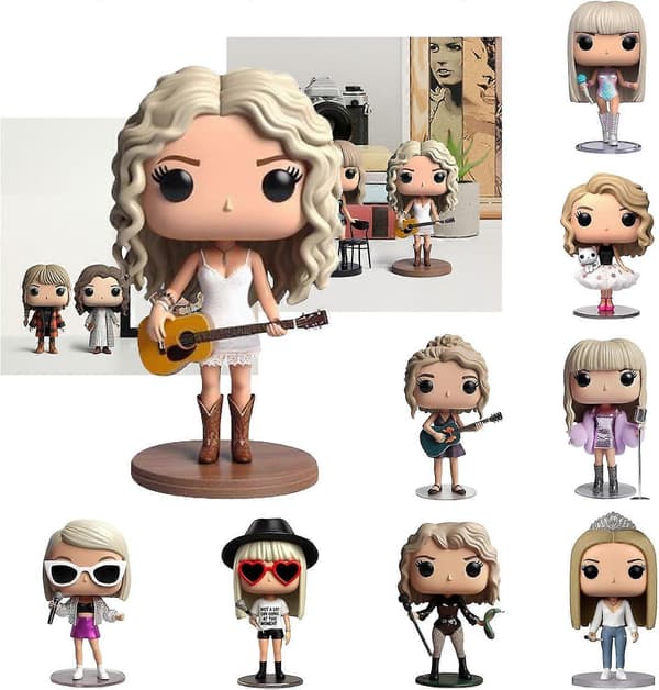 SBSGV Generiska Kreativa Sångardockor Leksaker, Samlarobjekt Vinylfigur Karaktär Staty Samlarobjekt Presentidé Leksaker för Fan Modellfigur