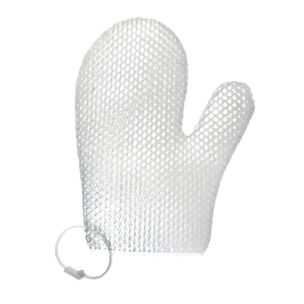 TPU Eksfolierende Badeskrubbehandske Bikubenet Dybderens White