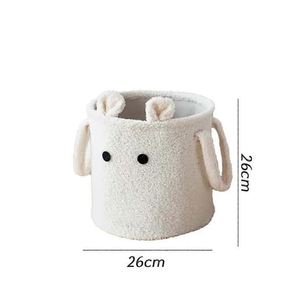 Lamb Wool Laundry Basket Cute and Practical Storage for the Home