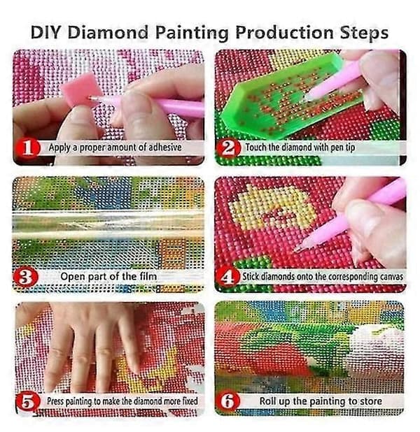 5D DIY-timanttimaalaussarja seinätarra