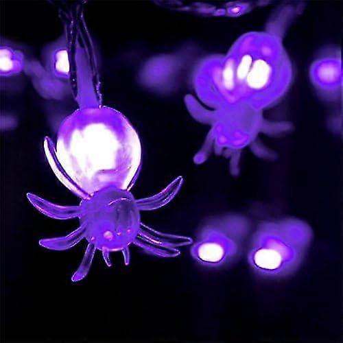 20 LED edderkopplys, lyslenker jule- og halloween-dekorasjonslys Pxcl