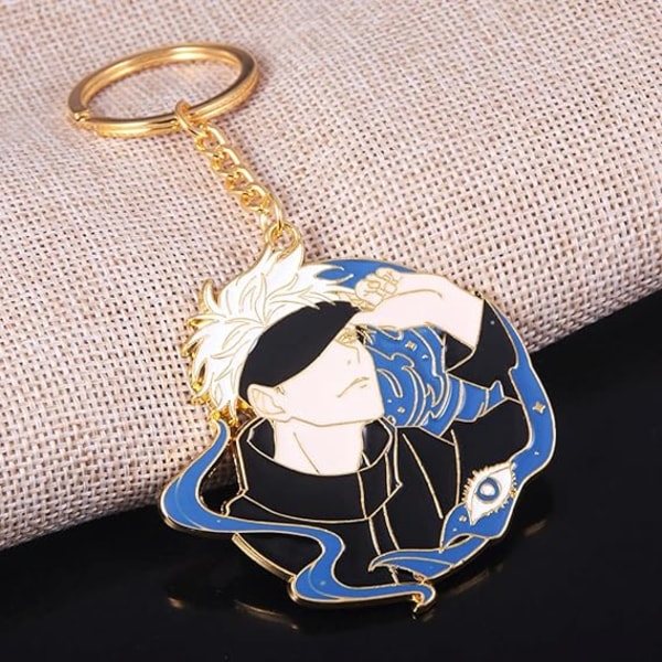 Nyckelring Satoru - Anime Figur Emalj Nyckelhänge - Män Dam Nyckelring Smycken