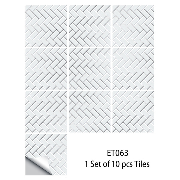 15 cm seinäkoriste kotiin, itseliimautuvat kylpyhuoneen ja keittiön mosaiikkilaatat, 30 kpl. Oath ET063