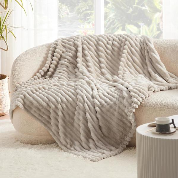 Fleece-peitto kahden hengen vuoteeseen - Superpehmeä ja mukava peitto naisille, söpö pieni peitto tytöille, 60x80 tuumaa