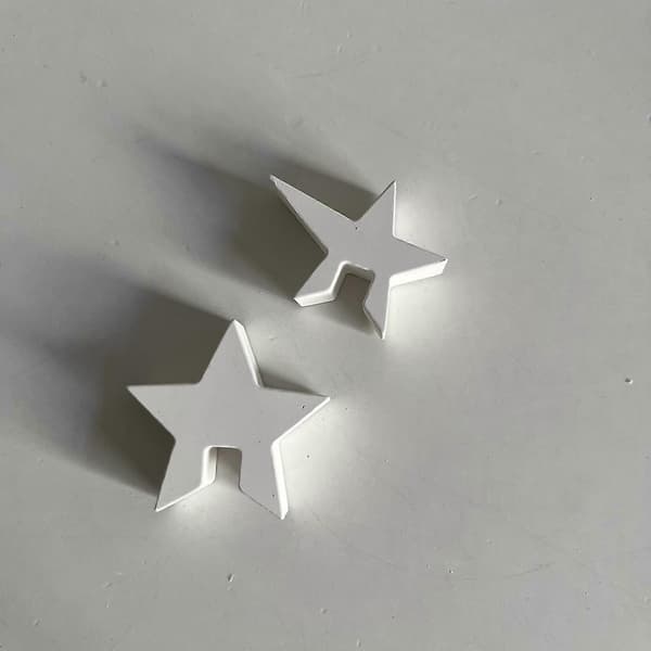 Silikonfigurform Silikonlysformer DIY Leireformer Stjerneformede DIY Håndlagingsformer Silikonmateriale for DIY