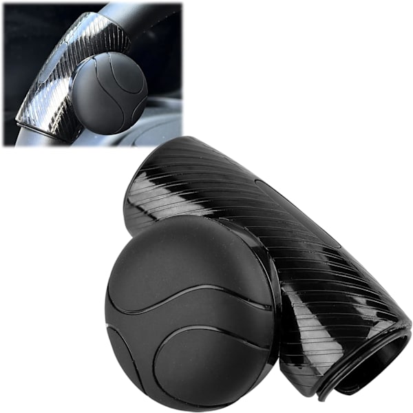 Kjøretøyets ratt spinner knott universell kraft håndtak spinner tilbehør knott 360° roterende ratt håndtak ball for bil lastebil interiør SUV
