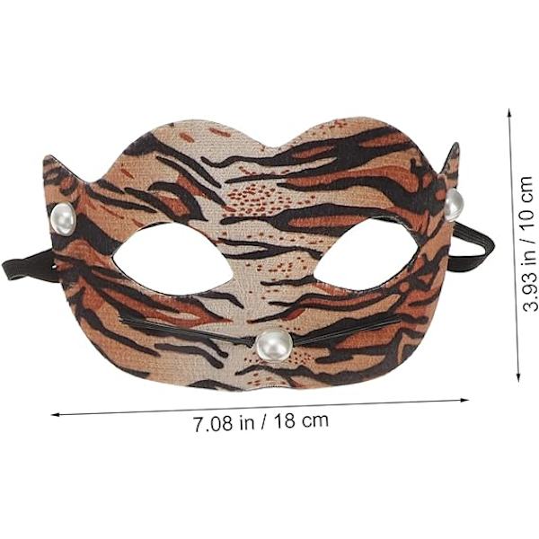 4 kpl leopard pvc naamio Halloween naamio naamiaiset naamio naisille Halloween pitsi naamiotcosplay puvut naamiaiset naamiot naamio sisustus herkkä eläin naamio