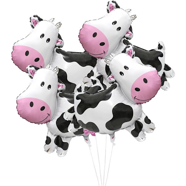 4 stk. ko-ballon landbrugsdyr festartikler