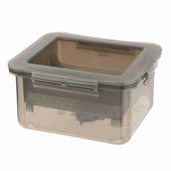 Tofupresser, Press Maker Presser Drainer Gadget BPA -US Grå Hot~ B8Y8