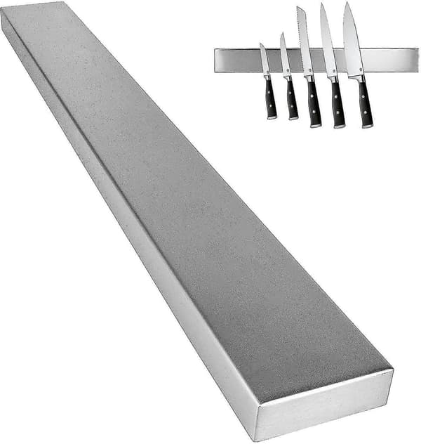 Magnetisk knivholder i rustfritt stål, redskapsholder, lengde 30 cm