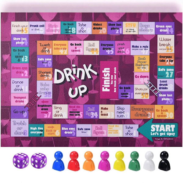 Drikkebræt Spil Brætspil Party Bar Monopoly Drikkebræt