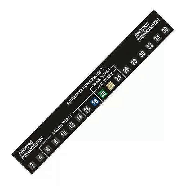 5/10 Fermometer Selvklebende Hjemmebrygging Termometer - Hjemmebrygging Øl Vin Temperatur Sensor Leser Termometer Klistremerke