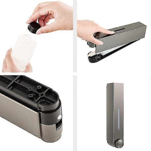 3-kammer -ant montering og er dispenser håndskumdispenser hjemmehotelbad single  silver
