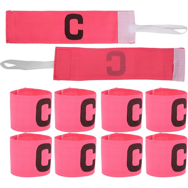 10 st Armband, Fotbollskaptens Armband, Justerbara Kaptenband, 33 cm Längd, 7 cm Bredd, för Fotbollsspel Sport