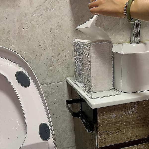 Bordplade papirhåndklædedispenser, klar håndklædeservietholder, egnet til Z-fold, C-fold eller multi-fold