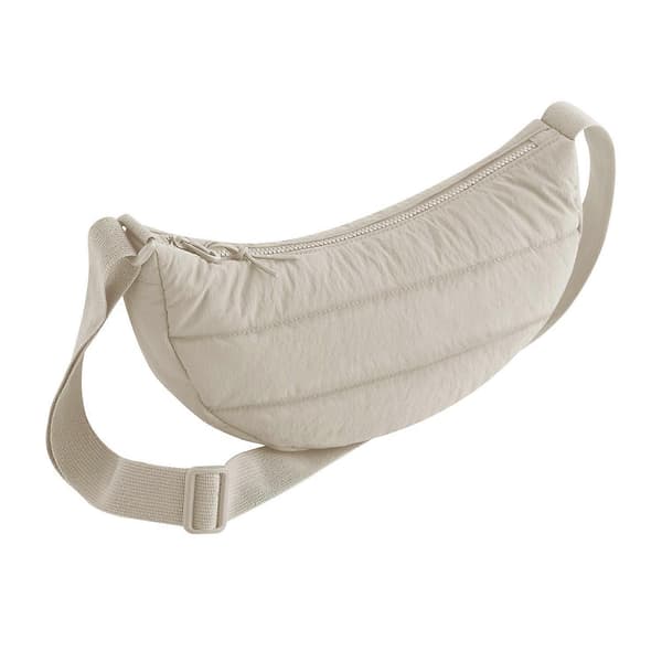 Bagbase Quilted Crossbody Taske Natural Stone One Size