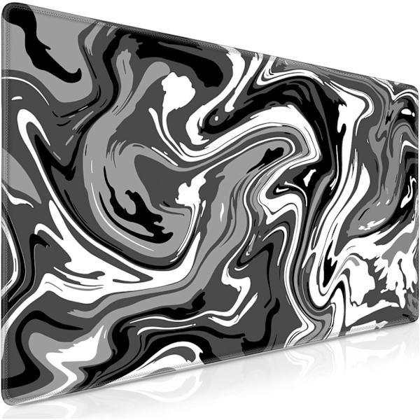 Gaming Mouse Pad, Canjoy Fluid Pattern Mouse Pad 31.5x15.7inch Stor Udvidet Computer Mouse Mat Keyboard Fuld Skrivebord Mousepad til Gaming, Kontor, Hjem