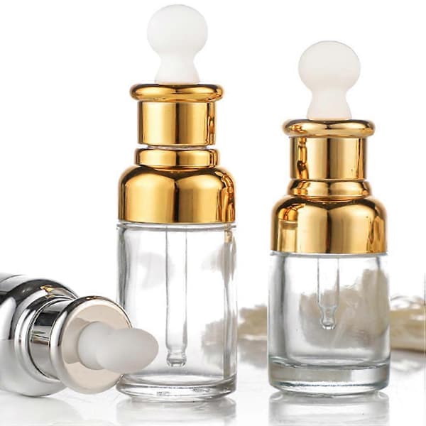 6 kpl eteerisen öljyn pullo hajuvesilasipullo annostelija 30 ml