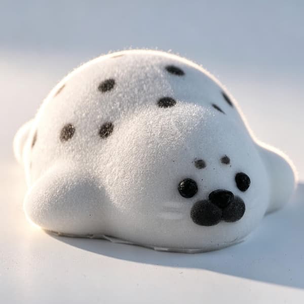 Handgjord Taba Squishy Spot Säl Leksak, Söt Squishy Stresslindrande Fidget Leksak