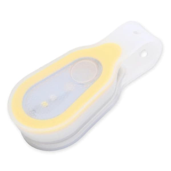 Vanntett bærbar utendørs LED Mini Nattlys Løpeknapp Silikonklipslampe