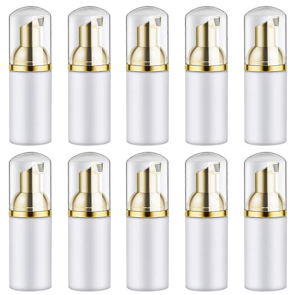 10 st 30 ml plastskummande flaska tvål mousser flytande dispenser, skum schampo lotion tappning skumflaskor