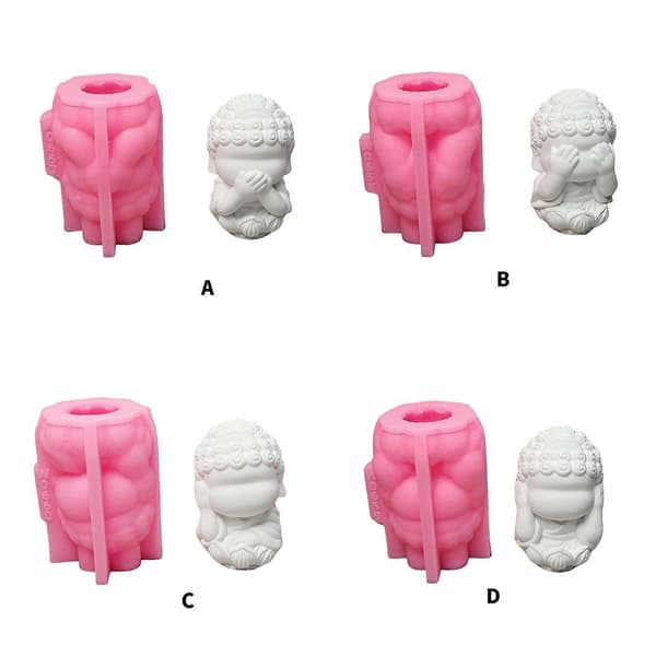 3D Religiøs Statue Silikone Lysforme til Fremstilling af Lys, Sæbe, Chokolade, Slik, Kage Hjemmedekoration Epoxyharpiksforme