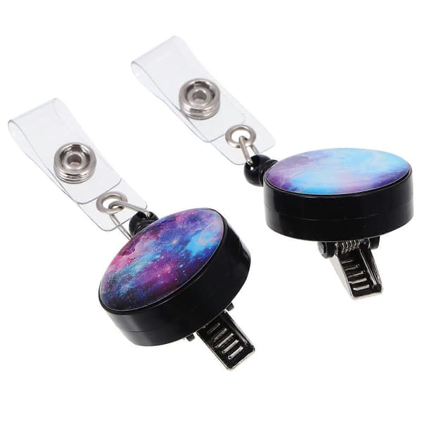 Søde badgeholderclips ID-badgeholdere Universalclips Skolebegivenheder 2 stk. 9X3.5X2.5CM Multi