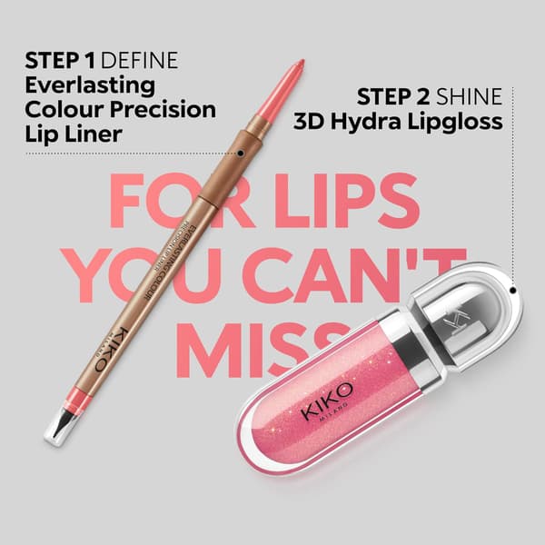 KIKO Milano 3D Hydra Lipgloss 29 | Blød læbeglans for et 3D-look 02 Natural Beige