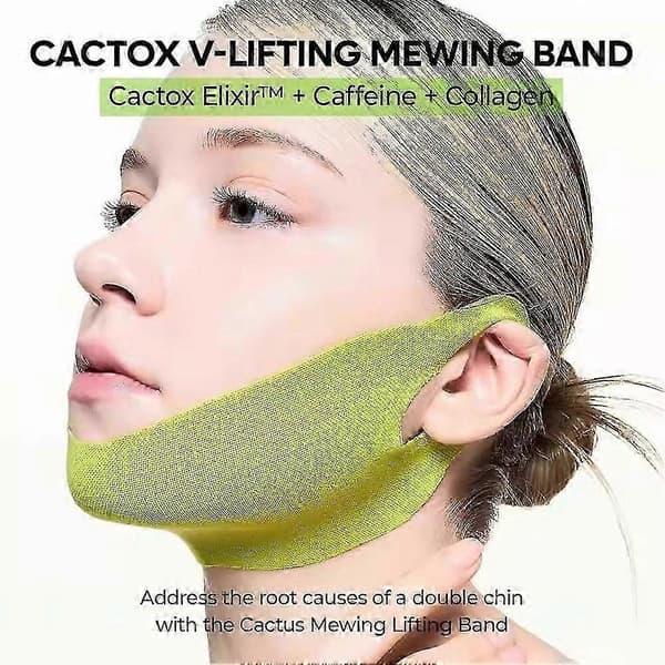 Dr.Melaxin Cactox Cooling V-up Mask 3d Ansiktsmask Lyftande Uppstramande-4st/Box