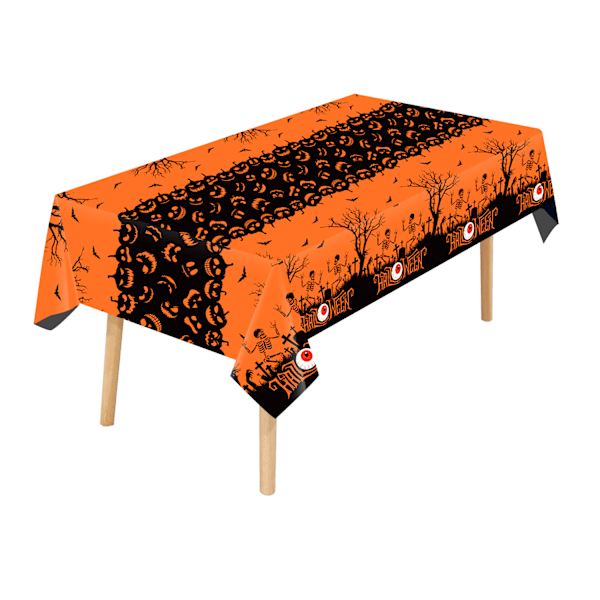 Halloween Dugtøjssæt til Festbord - Halloween Tema med Græskar Dug A