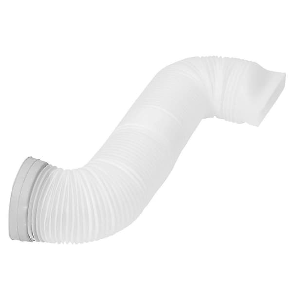 160 mm universell eksosslange for bærbar AC - gratis forlengelse, 6,3\" diameter luftkondisjoneringsventilrør Vit