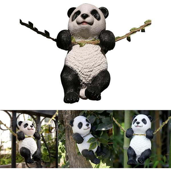 Mini söpö panda eläinhahmo lelut koti ulko DIY puutarha koristeet puutarha koristeet hartsi söpö panda hahmo