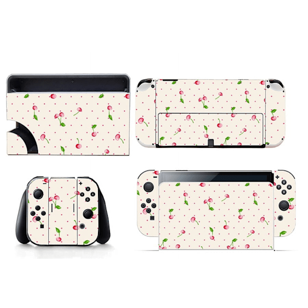 Sopii Switch OLED -tarroille, söpöjä, pölytiiviitä, naarmuuntumattomia ja värikkäitä tarroja (vaaleanpunainen) Style01
