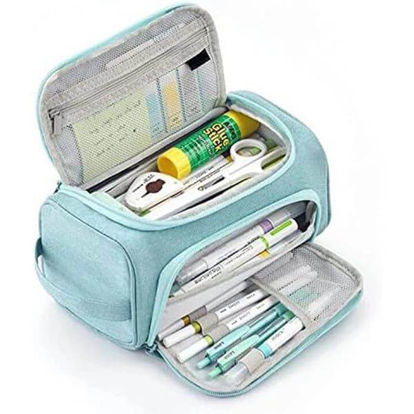 Large Capacity Pencil Case, 3-Layer Storage Design, Multifunctional Pencil Case for Students, Practical Storage for School Supplies, for School