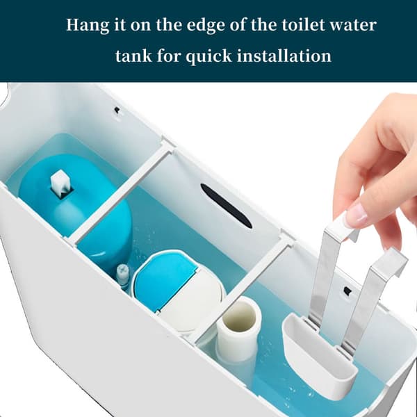 Toiletcisternrensertabletholder - Anti-rest jævn opløsningskrog