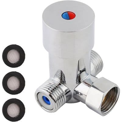 Termostatisk blandingsbatteri - PZCC - Massiv messing - Automatisk sensor - Vandbesparende - Bruser