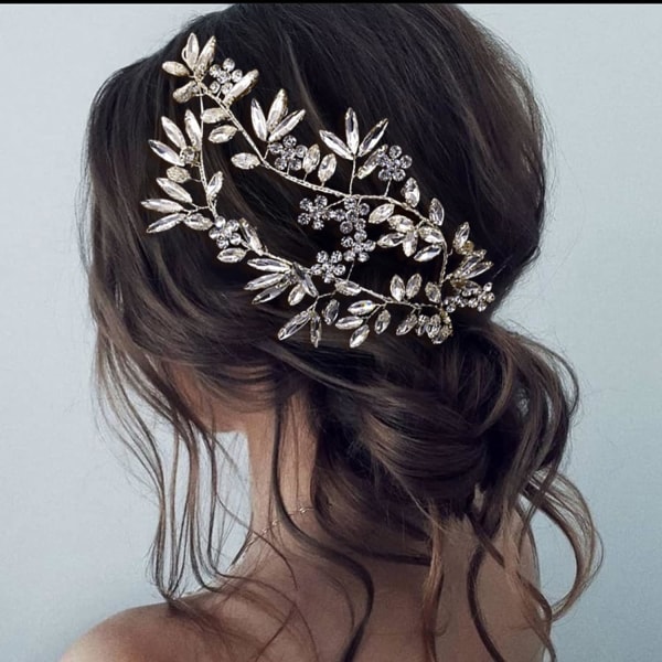 Bridal Headpieces for Wedding Rhinestone Bridal Headband, Wedding Hair Accessories for Brides