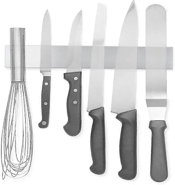 Magnetisk knivholder i rustfritt stål, redskapsholder, lengde 30 cm