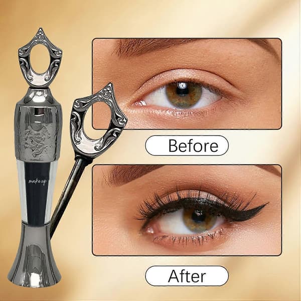 Brun Eyelinerpulver Långvarig Formula för Resevänlig Ögonmakeup med Byggbar Intensitet