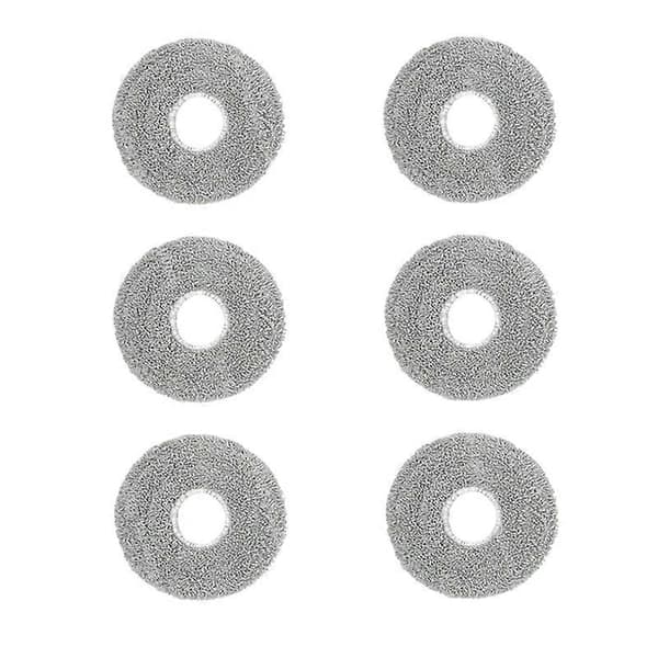 6-pack Replacement Mop Pads Compatible with DJI ROMO Series Robot Vacuum Cleaners