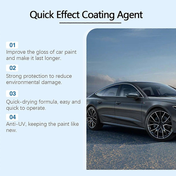 Quick-Acting Coating Agent, Advanced Ceramic Spray Coating, Multifunctional Agent 1pc