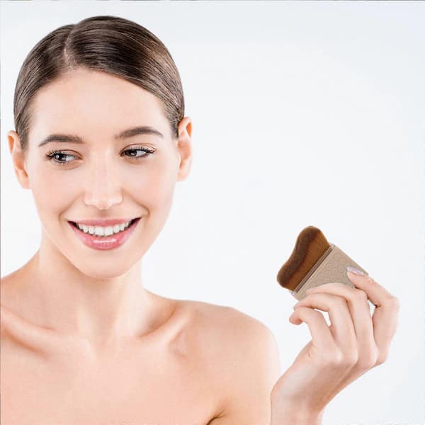 Bærbar selvbrunerbørste til kroppen 4 stk. makeupfoundation-applikatorer