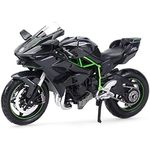 1:12 Motorcykel - Kawasaki Ninja H2R Motorcykel Legering Diecast Modell med Bas Simulering Motorcykel Samling Present 1/12 Skala